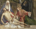 Mourning the Dead Christ at the Foot of the Cross - Giovanni Bellini