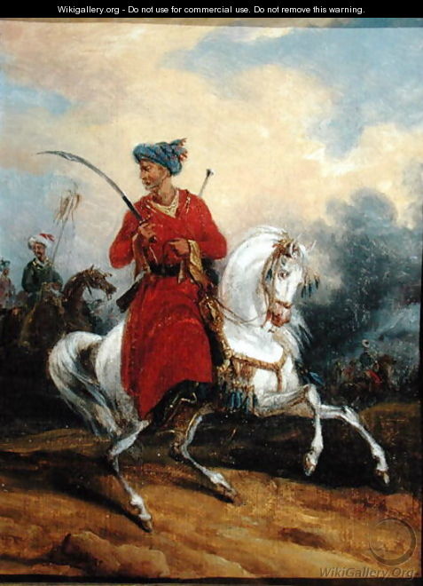 An Ottoman on Horseback - Charles Bellier