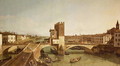The Bridge at Delle Navi, Verona - Bernardo Bellotto (Canaletto)