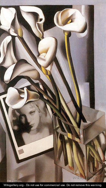 Arlette Boucard with Arums, 1931 - Tamara de Lempicka
