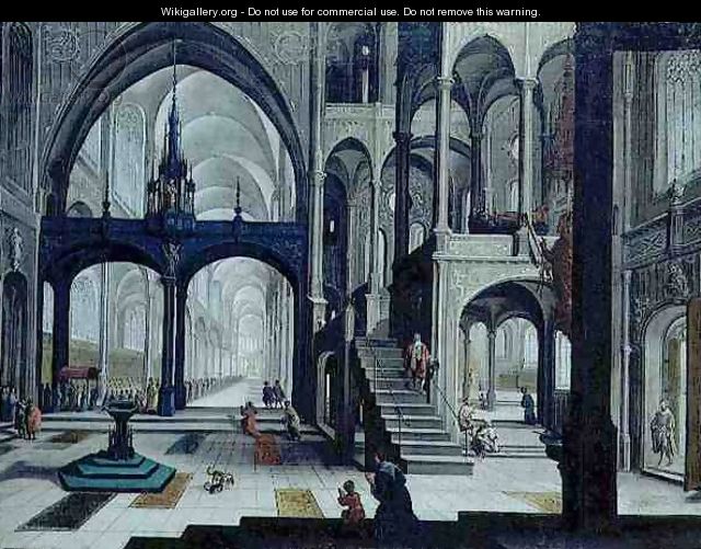 Procession in a Cathedral - Bartholomeus Van Bassen