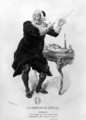 Bartholo, illustration from Act II Scene 11 of 'The Barber of Seville' - Emile Antoine Bayard