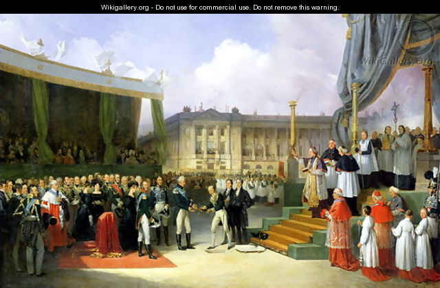 Inauguration of a Monument in Memory of Louis XVI - Joseph Beaume