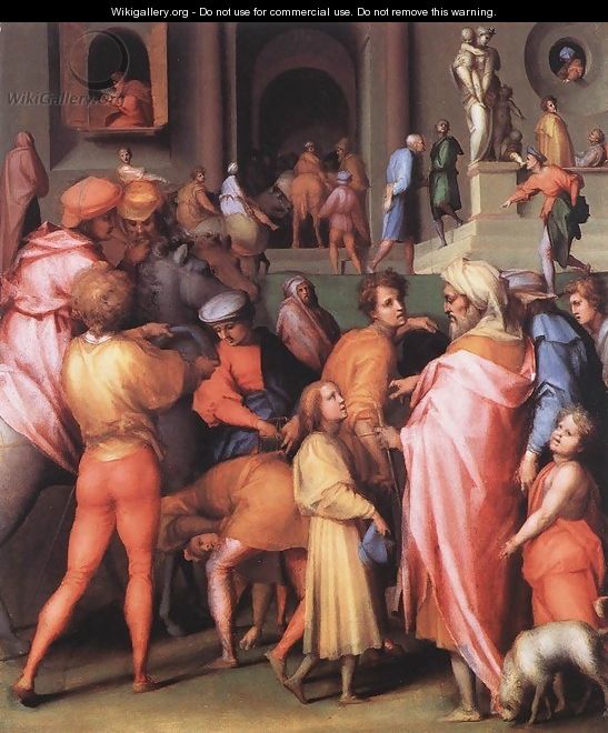 Joseph Being Sold to Potiphar 1515-18 - (Jacopo Carucci) Pontormo