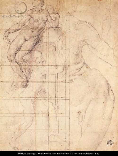 Adam and Eve at Work 1546-56 - (Jacopo Carucci) Pontormo