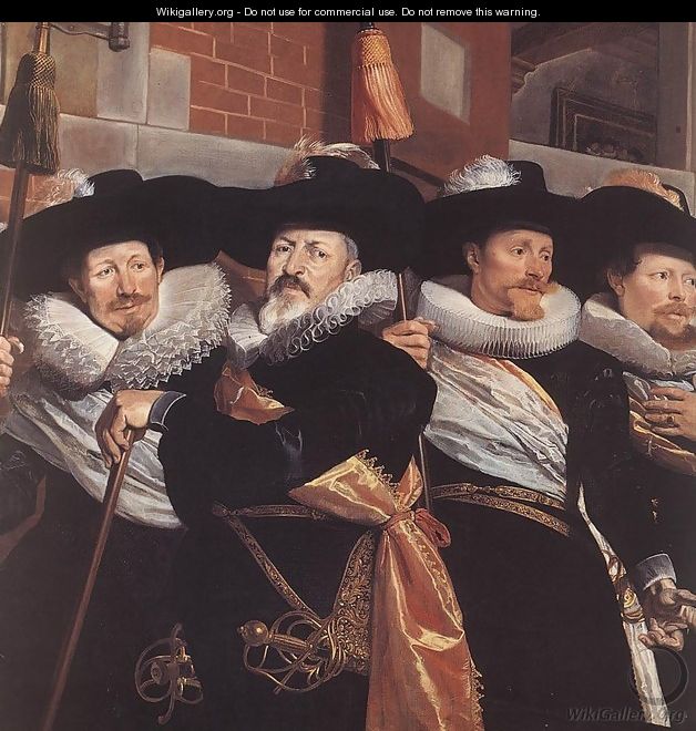 Officers of the Civic Guard of St Adrian (detail) 1630 - Hendrick Gerritsz Pot