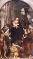 Madonna and Child Enthroned with Saints c. 1525 - (Giovanni Antonio de