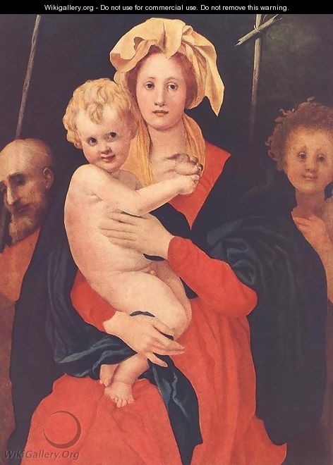 Madonna and Child with St. Joseph and Saint John the Baptist 1521-22 - (Jacopo Carucci) Pontormo