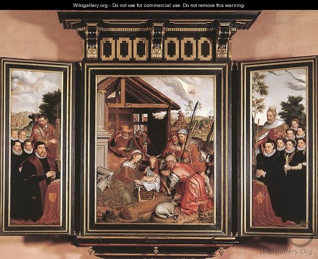 Adoration of the Shepherds 1574 - Pieter Pourbus