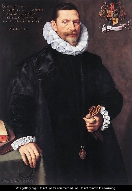 Portrait of Petrus Ricardus 1592 - Frans, the Younger Pourbus