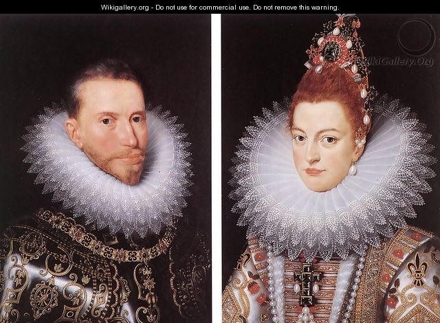 Archdukes Albert and Isabella - Frans, the Younger Pourbus