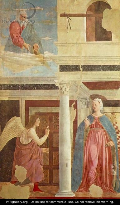 Annunciation c. 1455 - Piero della Francesca