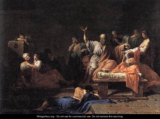 The Death of Socrates 1787 - Jean-Francois-Pierre Peyron