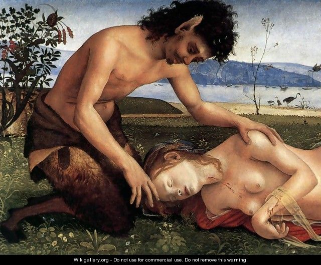 The Death of Procris (detail-1) c. 1500 - Piero Di Cosimo