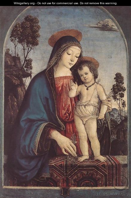 The Virgin and Child 1475-80 - Bernardino di Betto (Pinturicchio)