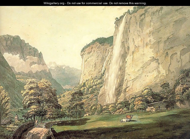 The Valley of Lauterbrunnen and the Staubbach 1770 - William Pars