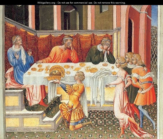 The Feast of Herod 1453 - Giovanni di Paolo