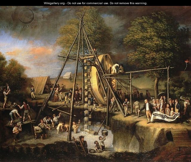 Disinterment of the Mastodon 1806-08 - Charles Willson Peale