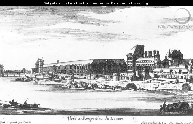 View and Perspective of the Louvre - Gabriel Perelle
