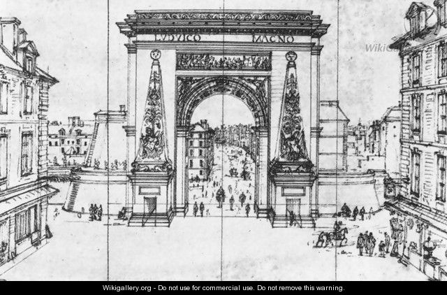 Porte Saint-Denis 1675 - Gabriel Perelle