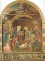 The Nativity with Four Saints 1490-95 - Pietro di Francesco degli Orioli