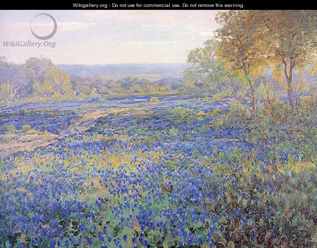 Fields of Bluebonnets 1920 - Julian Onderdonk