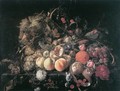 Still-Life with Flowers and Fruit - Cornelis De Heem