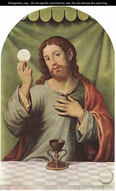 Christ with the Chalice - Juan De (Vicente) Juanes (Masip)