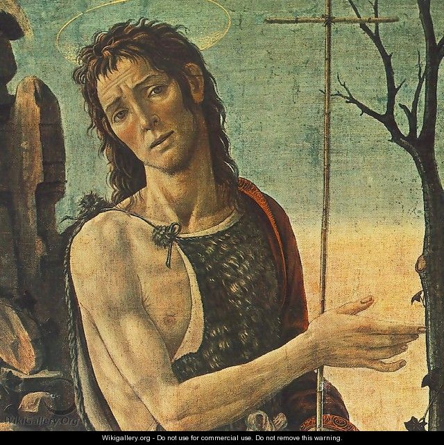 St John The Baptist (detail) - Jacopo Del Sellaio