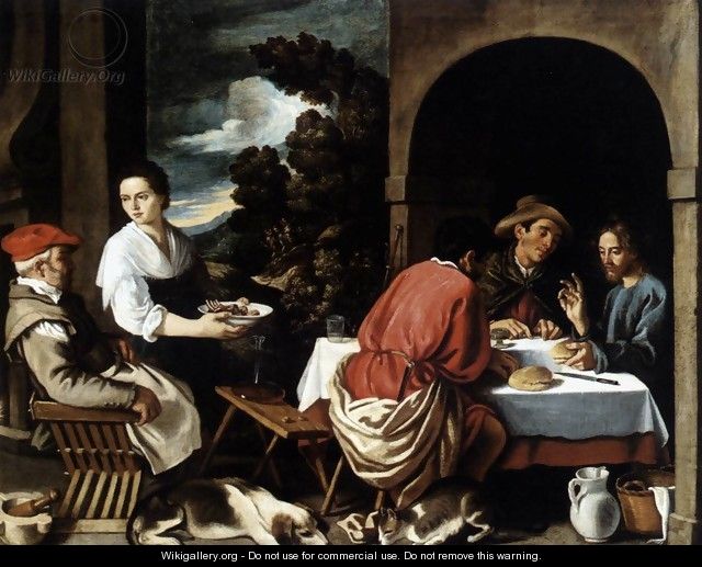The Supper at Emmaus 1620s - Pedro Orrente
