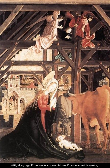 St Wolfgang Altarpiece- Nativity 1479-81 - Michael Pacher