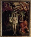 St Wolfgang Altarpiece- Baptism of Christ 1479-81 - Michael Pacher
