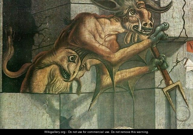 Christ in Limbo (detail) 1460s - Friedrich Pacher