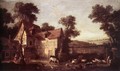 Farmhouse 1750 - Jean-Baptiste Oudry