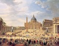 Departure of Duc de Choiseul from the Piazza di St. Pietro 1754 - Giovanni Paolo Pannini