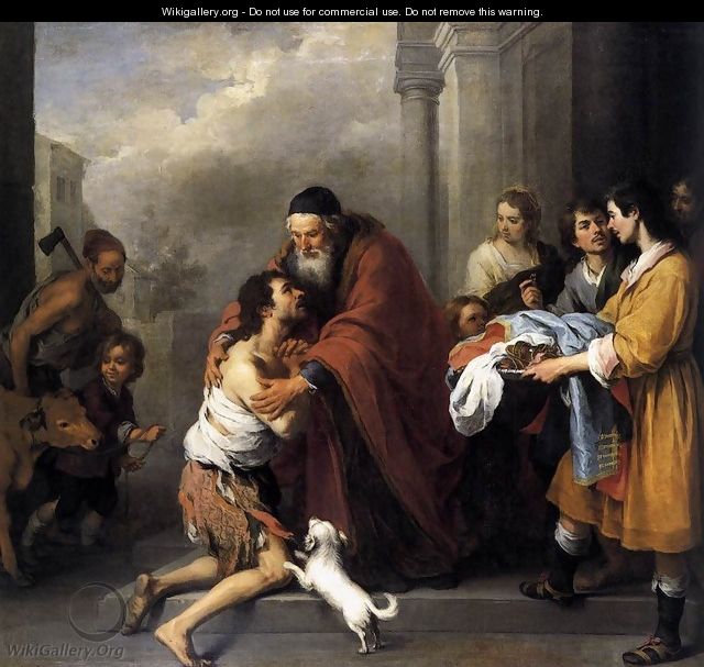 Return of the Prodigal Son 1667-70 - Bartolome Esteban Murillo