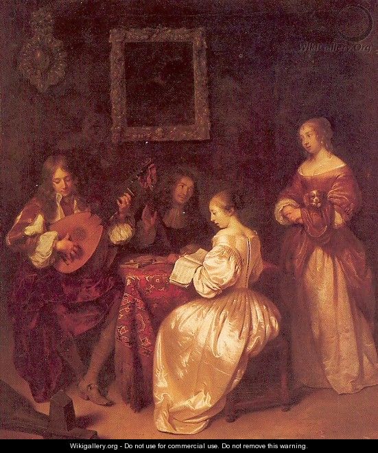 Musical Company 1665 - Caspar Netscher