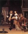 Elegant Couple in an Interior 1678 - Eglon van der Neer