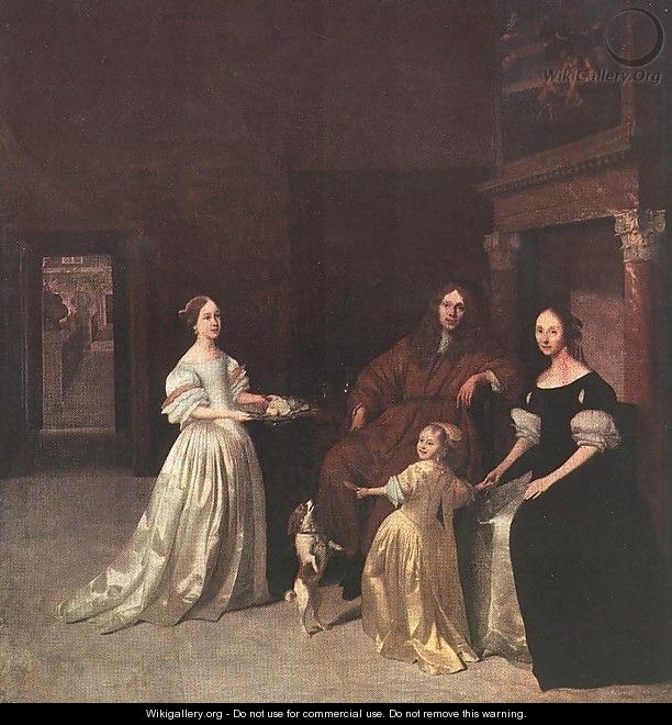 A Family Group 1670 - Jacob Ochtervelt
