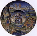 Broad-rimmed Bowl c. 1525 - Nicola Da Urbino