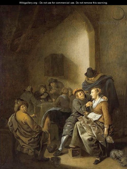 Amorous Couple in an Inn 1640s - Jan Miense Molenaer