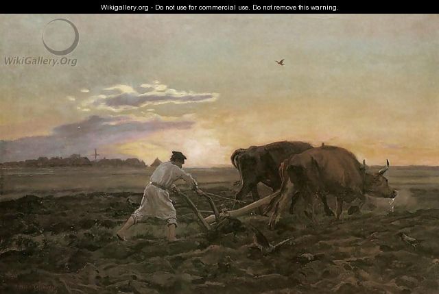 Ploughing - Jozef Chelmonski