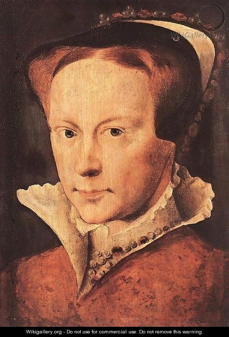 Portrait of Mary, Queen of England c. 1554 - Anthonis Mor Van Dashorst