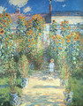 The Artist's Garden at Vetheuil 1880 - Claude Oscar Monet