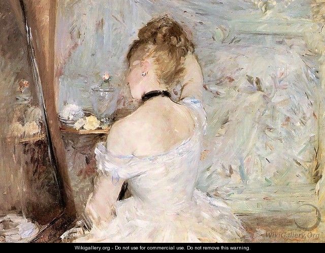 Lady at her Toilet 1875 - Berthe Morisot