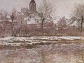 Snow Effect at Vetheuil - Claude Oscar Monet