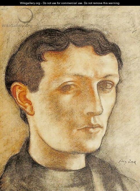 Head of a Man (Self-Portrait) - Eugene Zak