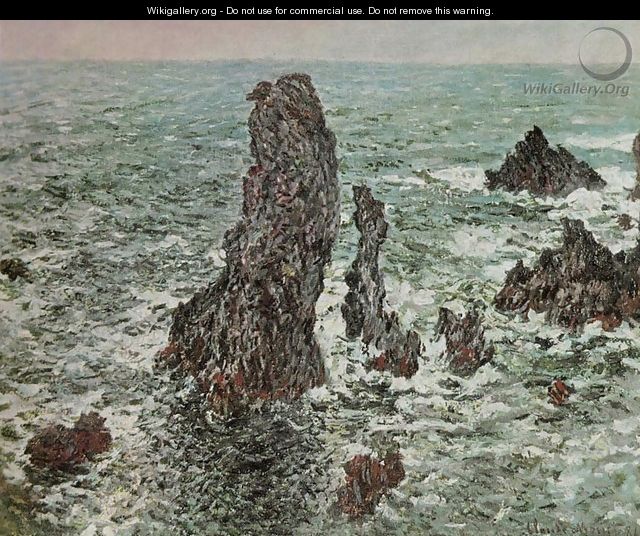 Rocks at Belle-Ile (The Needles of Port-Coton) - Claude Oscar Monet