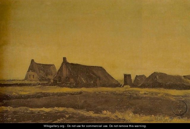 Farm Houses - Vincent Van Gogh