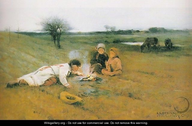In the field - Apoloniusz Kedzierski